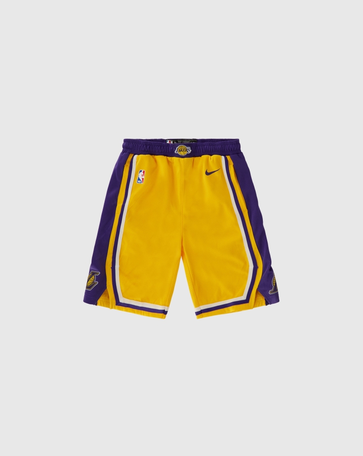 Nike NBA Shorts da Basket Los Angeles Lakers Giallo Bambino