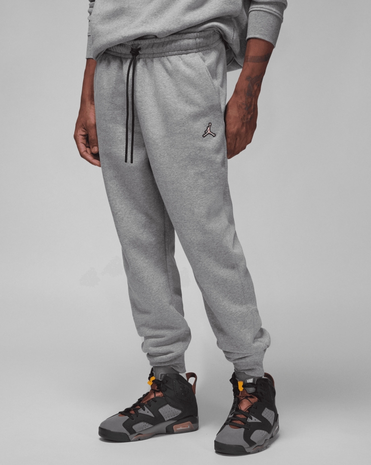 Nike Jordan Pantaloni Brooklyn Fleece Grigio Uomo