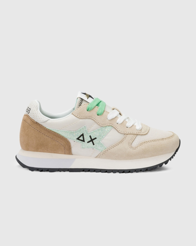 Stargirl Glitter Logo Bianco Donna