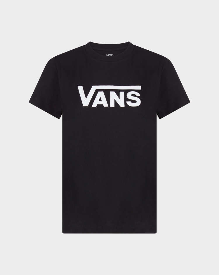 Vans T-Shirt Drop V Crew Nero Donna