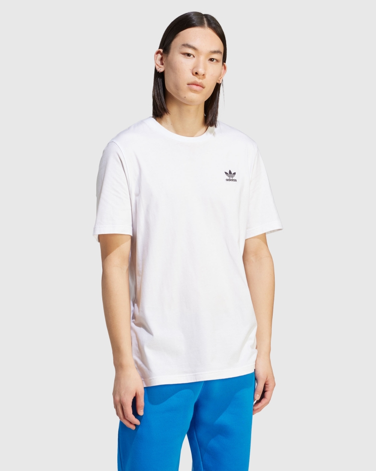 Adidas Originals T-shirt Trefoil Essentials Bianco Uomo