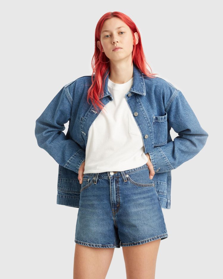 Levi's 80S Mom Short Blu Donna