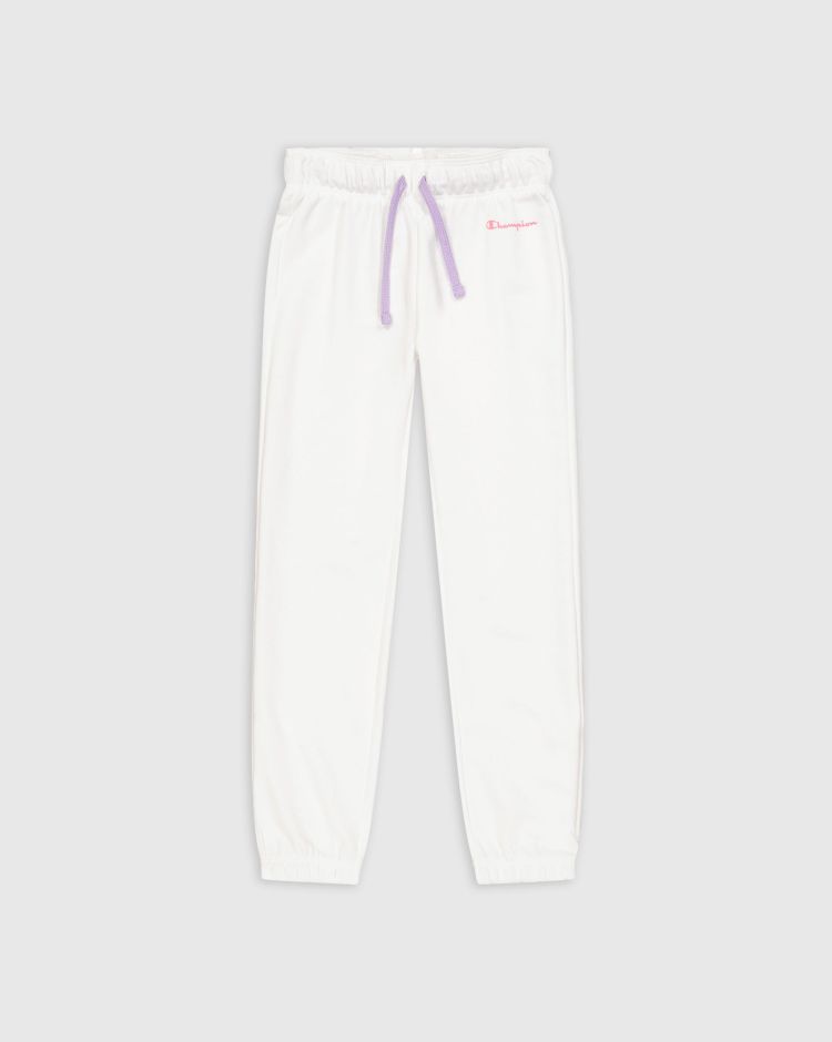 Champion Pantaloni con coulisse Bianco Bambina