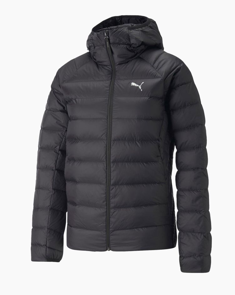 Puma Packlite Hooded Down Jacket Nero Donna