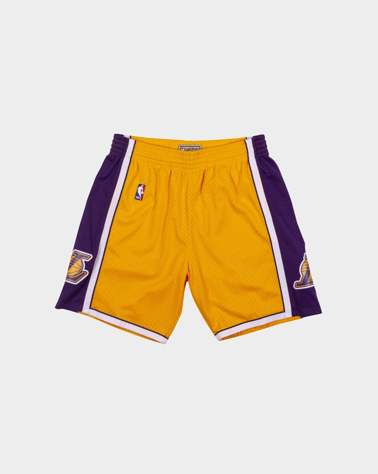 Mitchell&Ness Los Angeles Lakers Shorts 84-85 Giallo Uomo