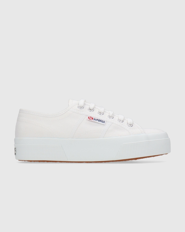 Superga 2740-Platform Bianco Donna