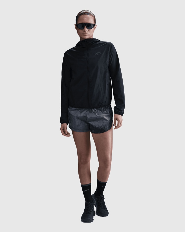 Giacca da running Repel Nero Donna
