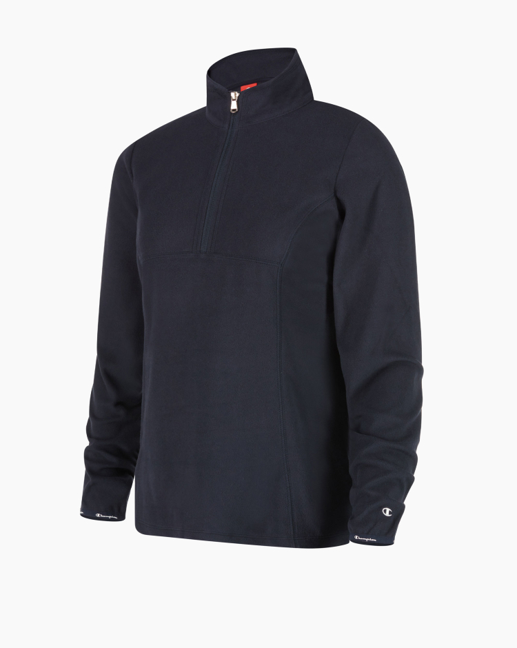 Champion Felpa in Micro pile con zip  Blu Donna