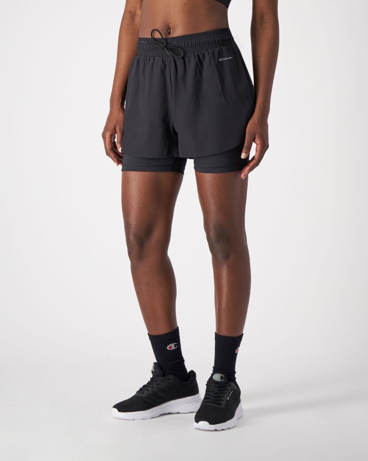 Champion Shorts C-Tech Nero Donna