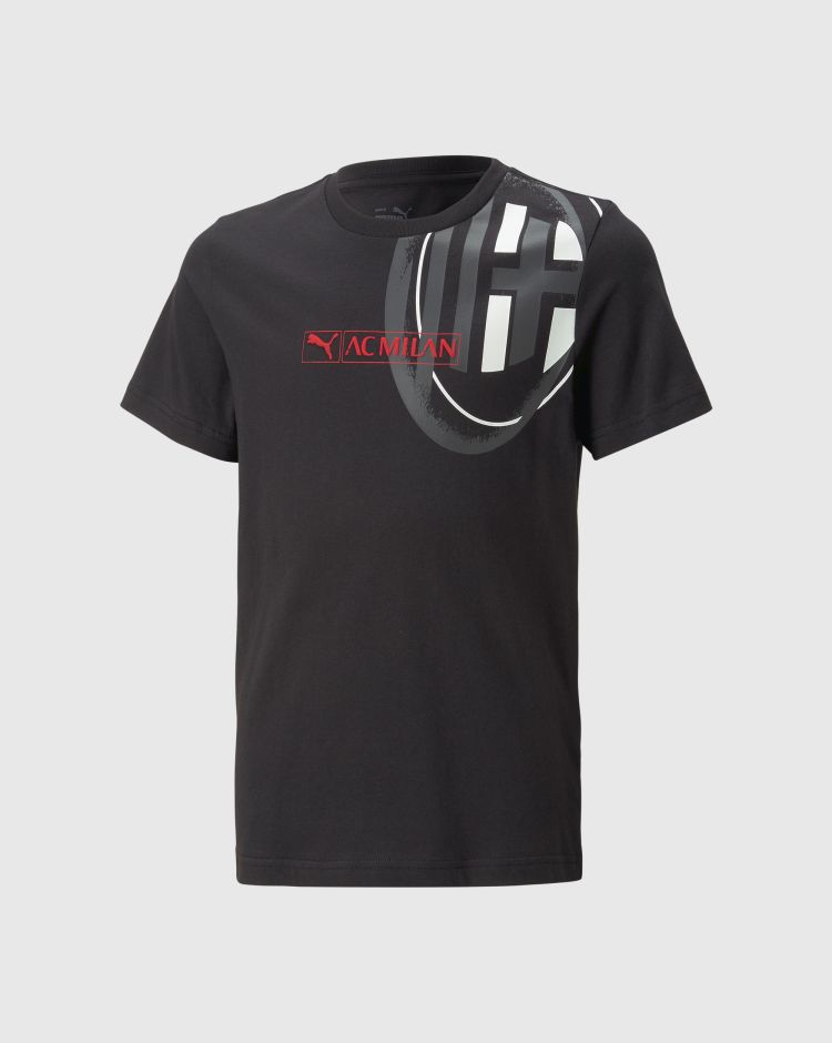 Puma T-shirt A.C. Milan ftblLegacy Nero Bambino