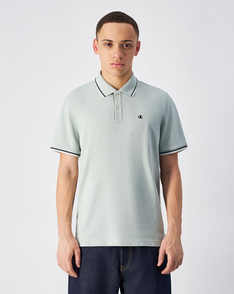 Polo C-Logo Verde Uomo