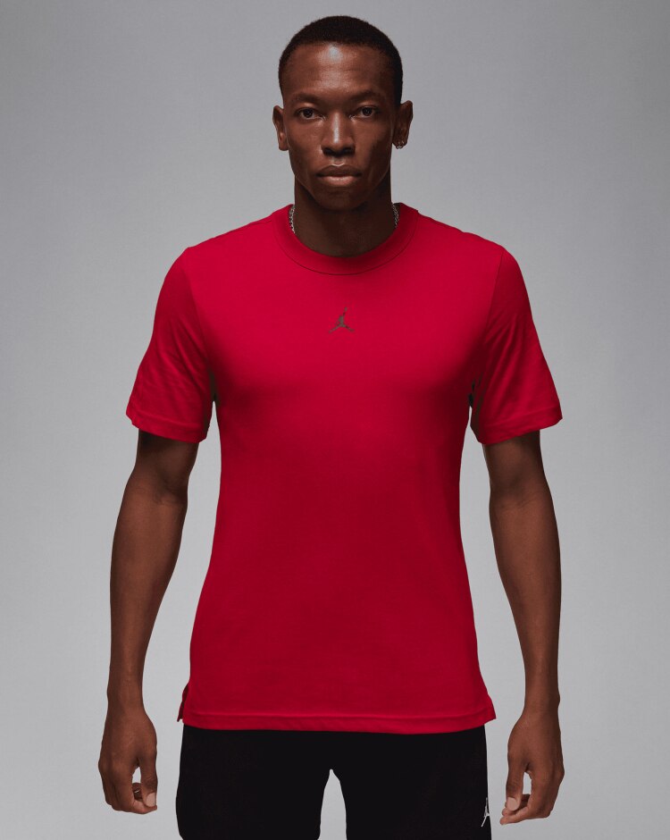 T-Shirt Manica Corta Jordan Sport Rosso Uomo