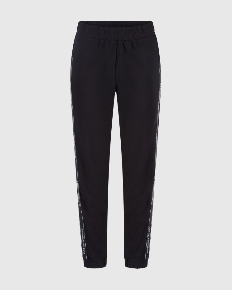 Emporio Armani EA7 Pantaloni Con Logo Nero Donna