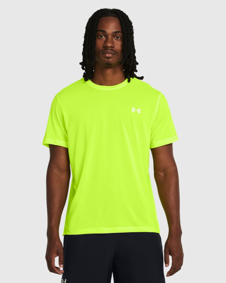 Under Armour T-Shirt Launch Streaker Giallo Uomo