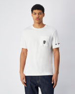 T-Shirt Manica Corta MLB Bianco Uomo