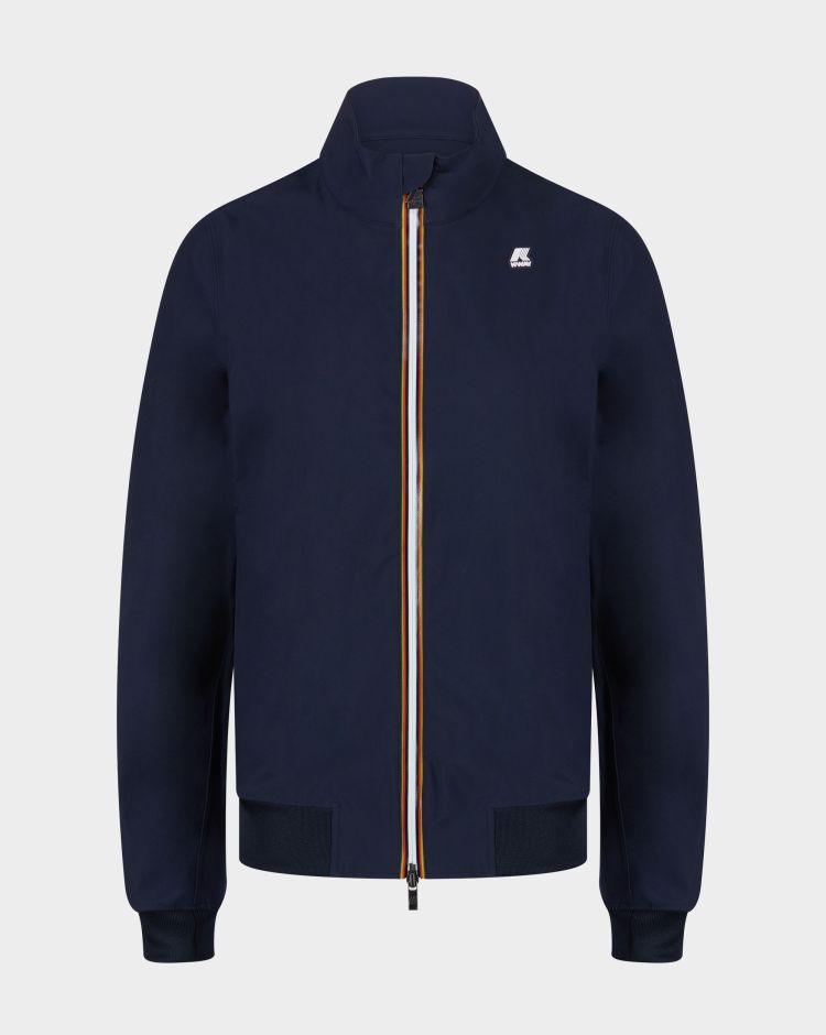 K-Way Giacca Arsene Bonded Jersey Blu Uomo