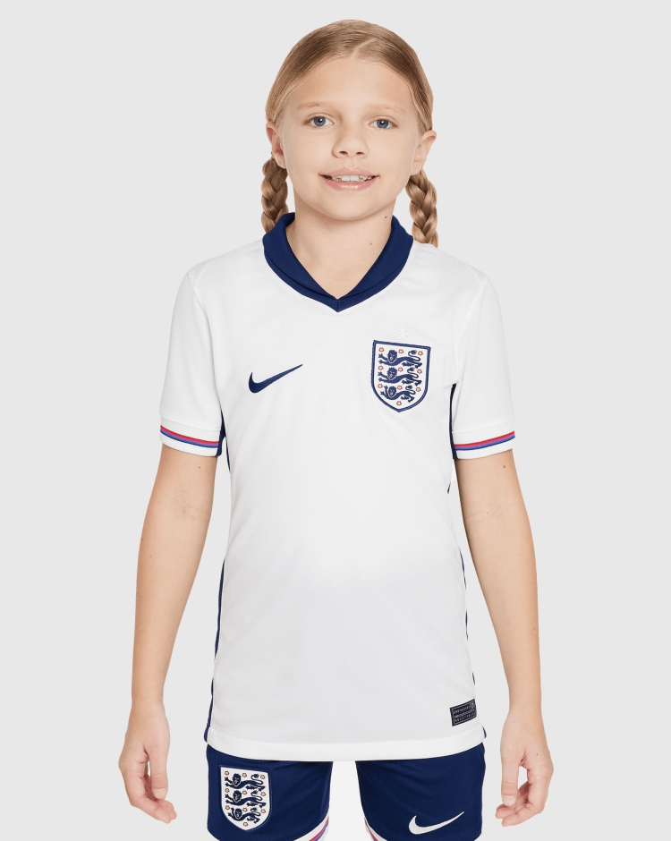 Nike Maglia Home Inghilterra 2024/2025 Bianco Bambino