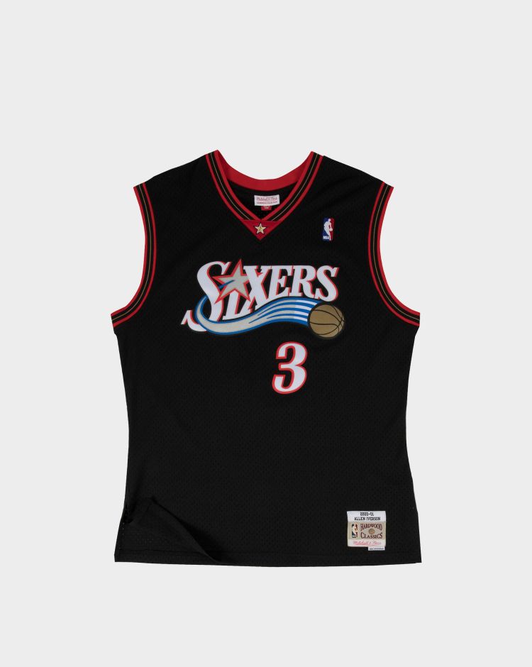 Mitchell&Ness Canotta Philadelphia 76Ers Allen Iverson 00-01 Nero Uomo