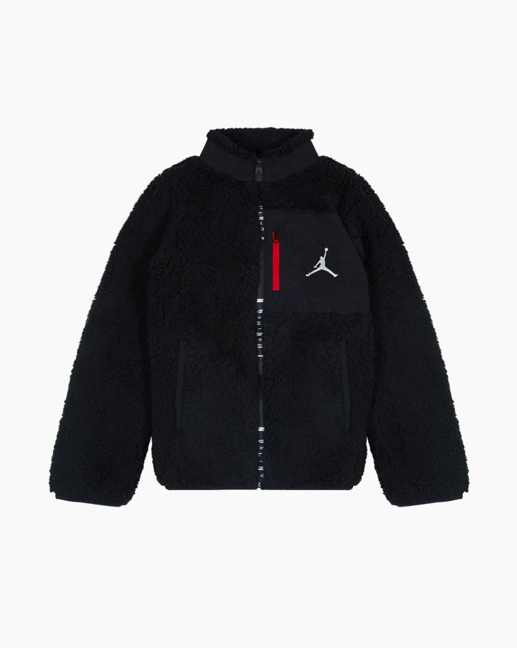 Nike Jordan Sherpa Jkt Nero Bambino