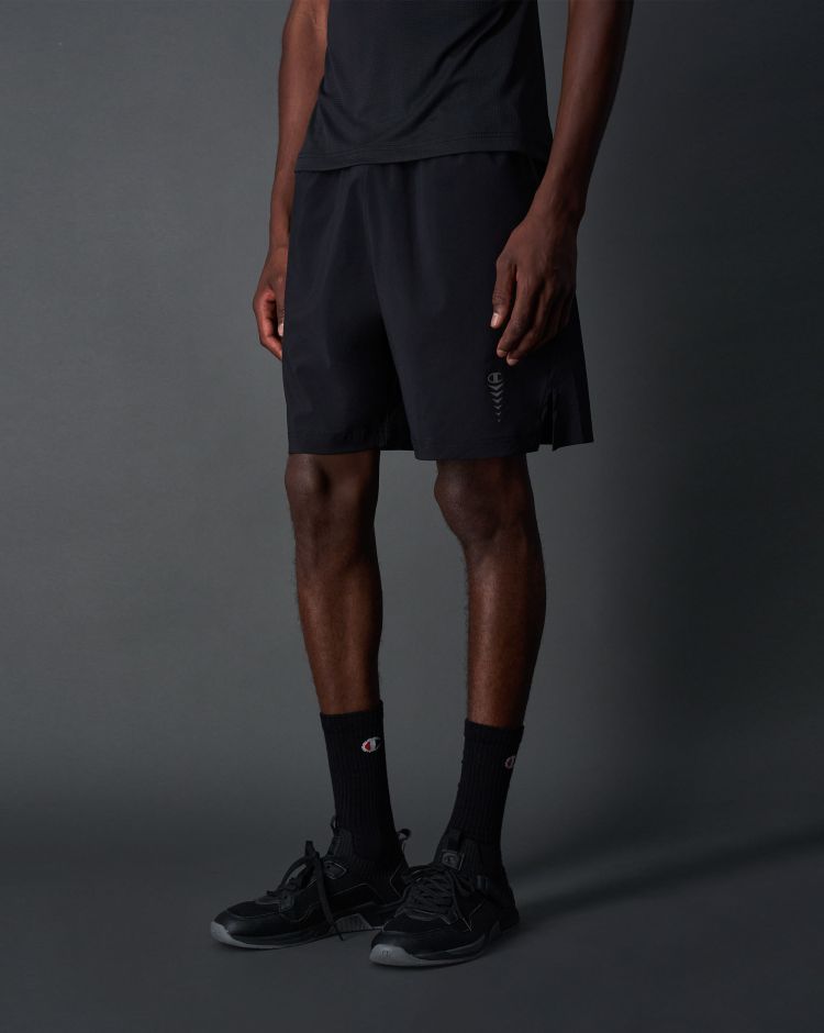 Champion Pantaloncino Quick Dry C-Tech Nero Uomo