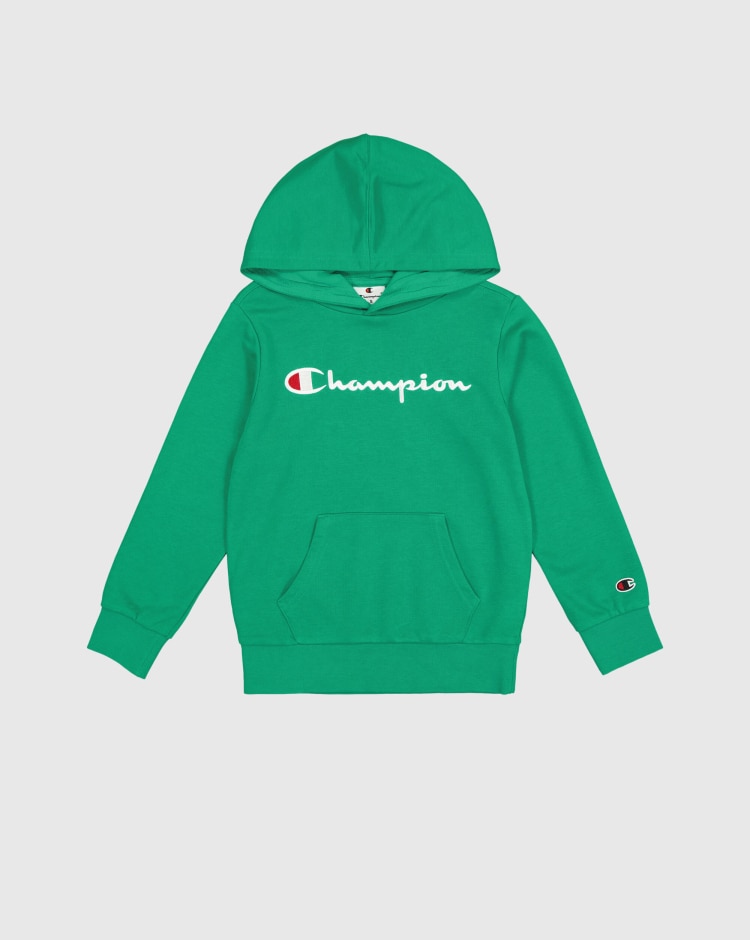 Felpa Con Cappuccio Icons Verde Bambino