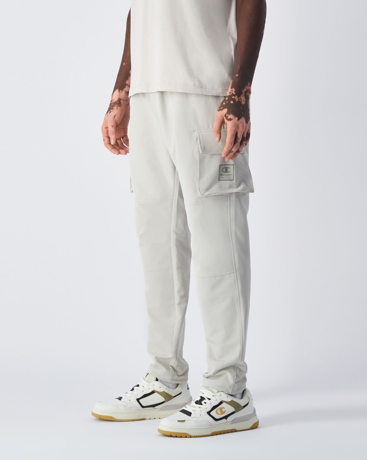 Pantaloni joggers cargo in tessuto Grigio Uomo
