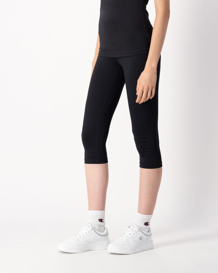 Champion Capri Leggings C-Tech Nero Donna
