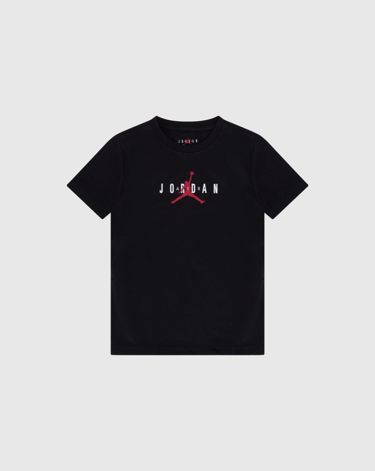 Nike Jordan T-Shirt Nero Bambino