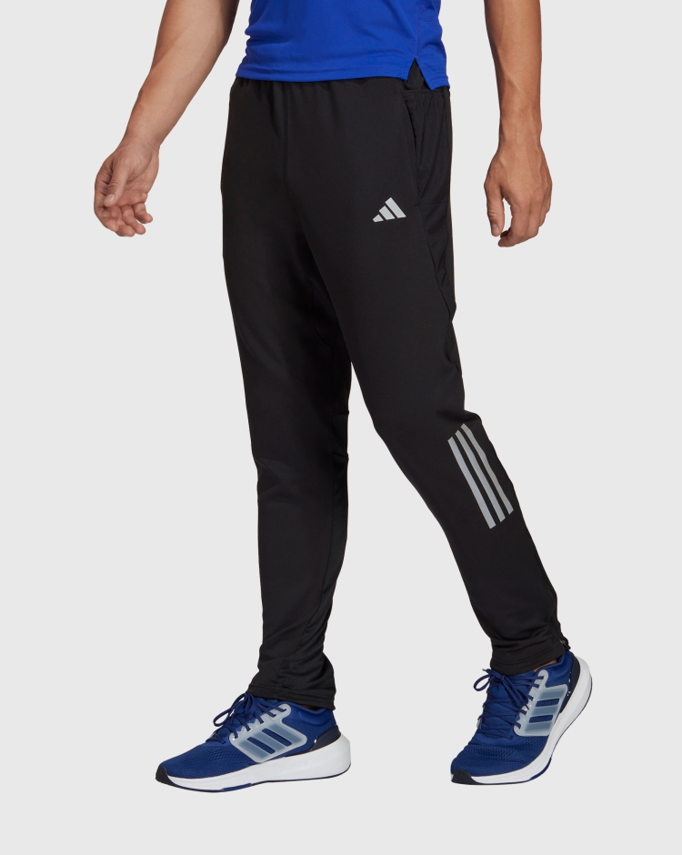 Adidas Pantaloni Own the Run Astro Knit Nero Uomo