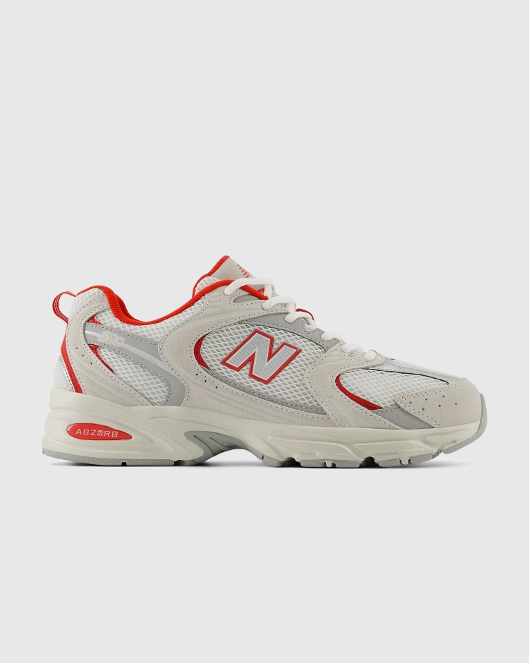 New Balance 530 All Day Bianco Rosso Donna