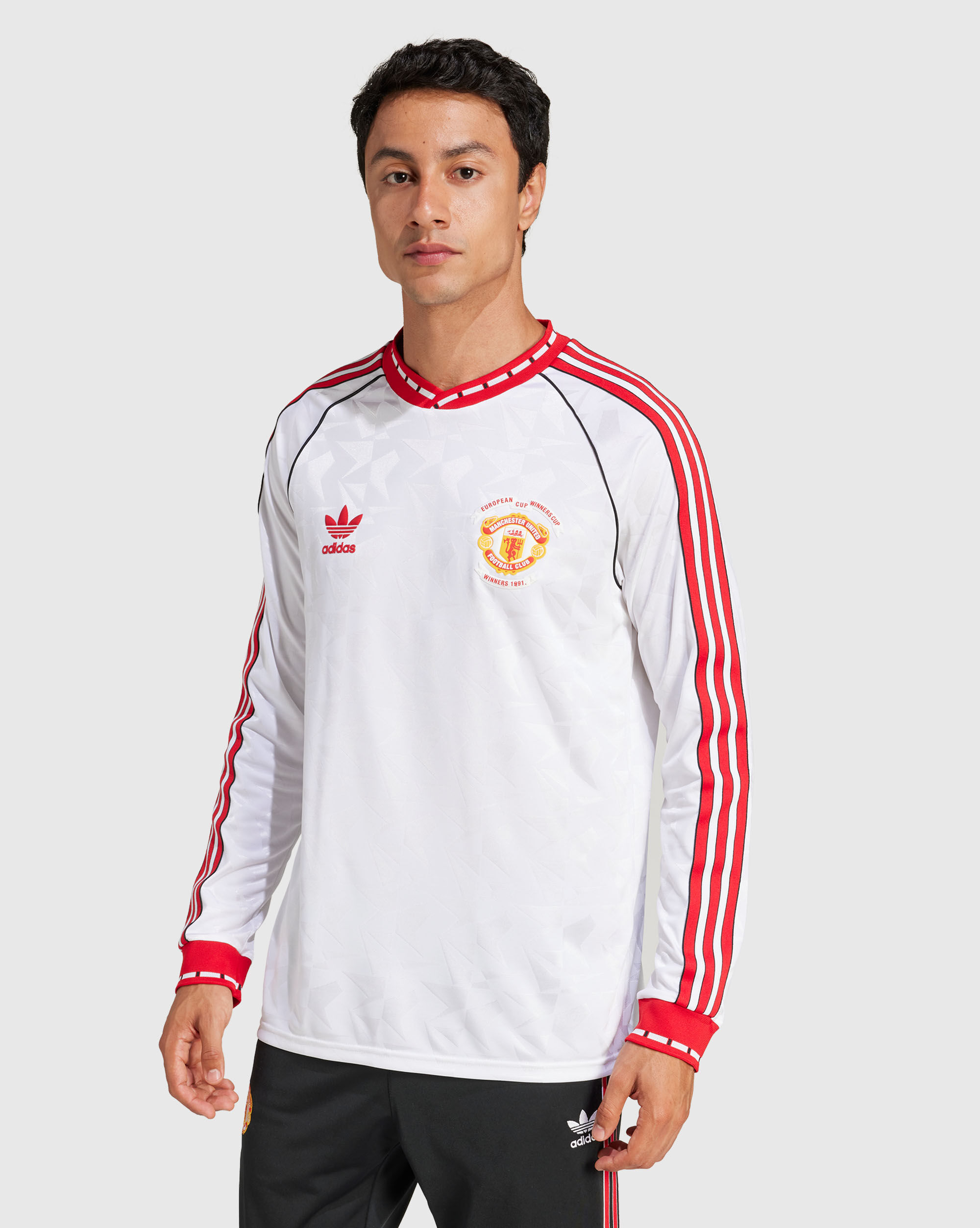Manchester United '91 Away Jersey Bianco Uomo