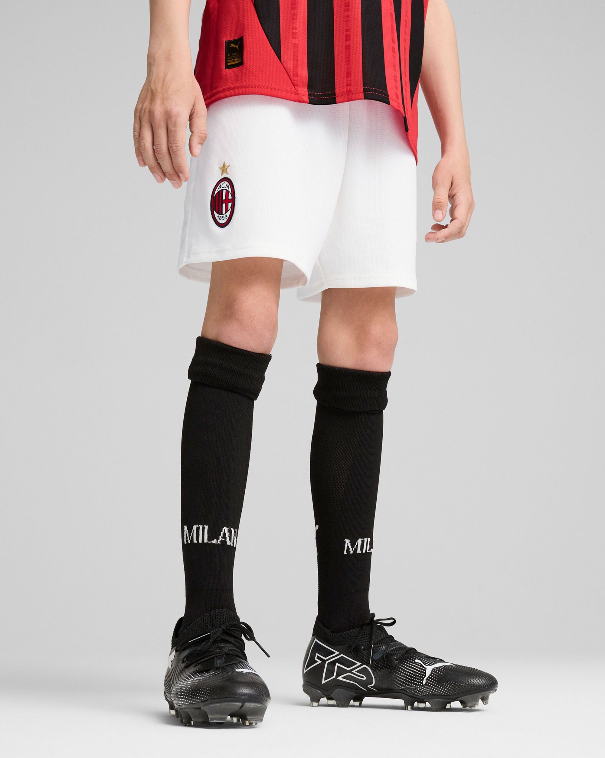 Pantaloncini Home AC Milan 24/25 Bianco Bambino