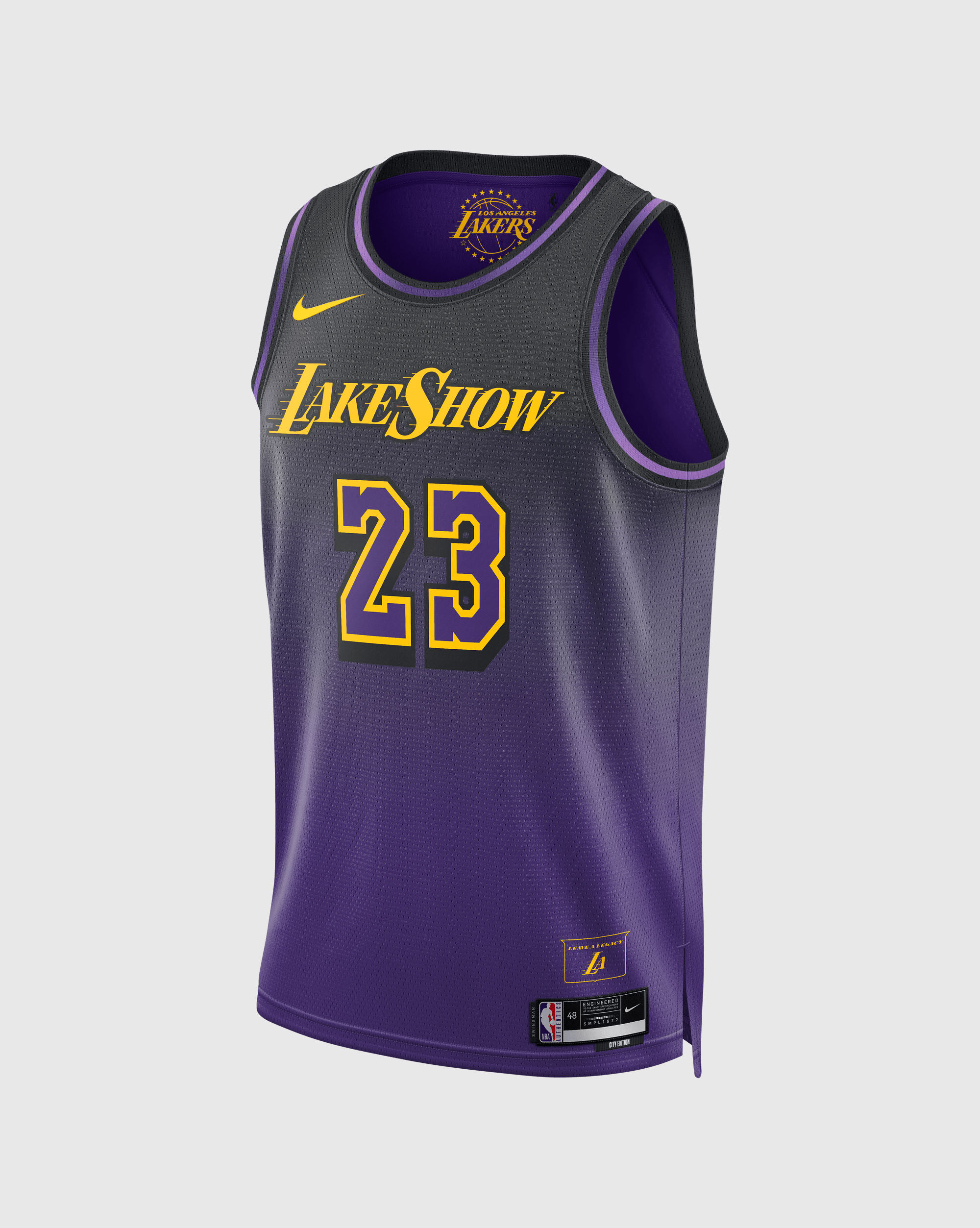 Canotta Los Angeles Lakers LeBron James Viola Uomo
