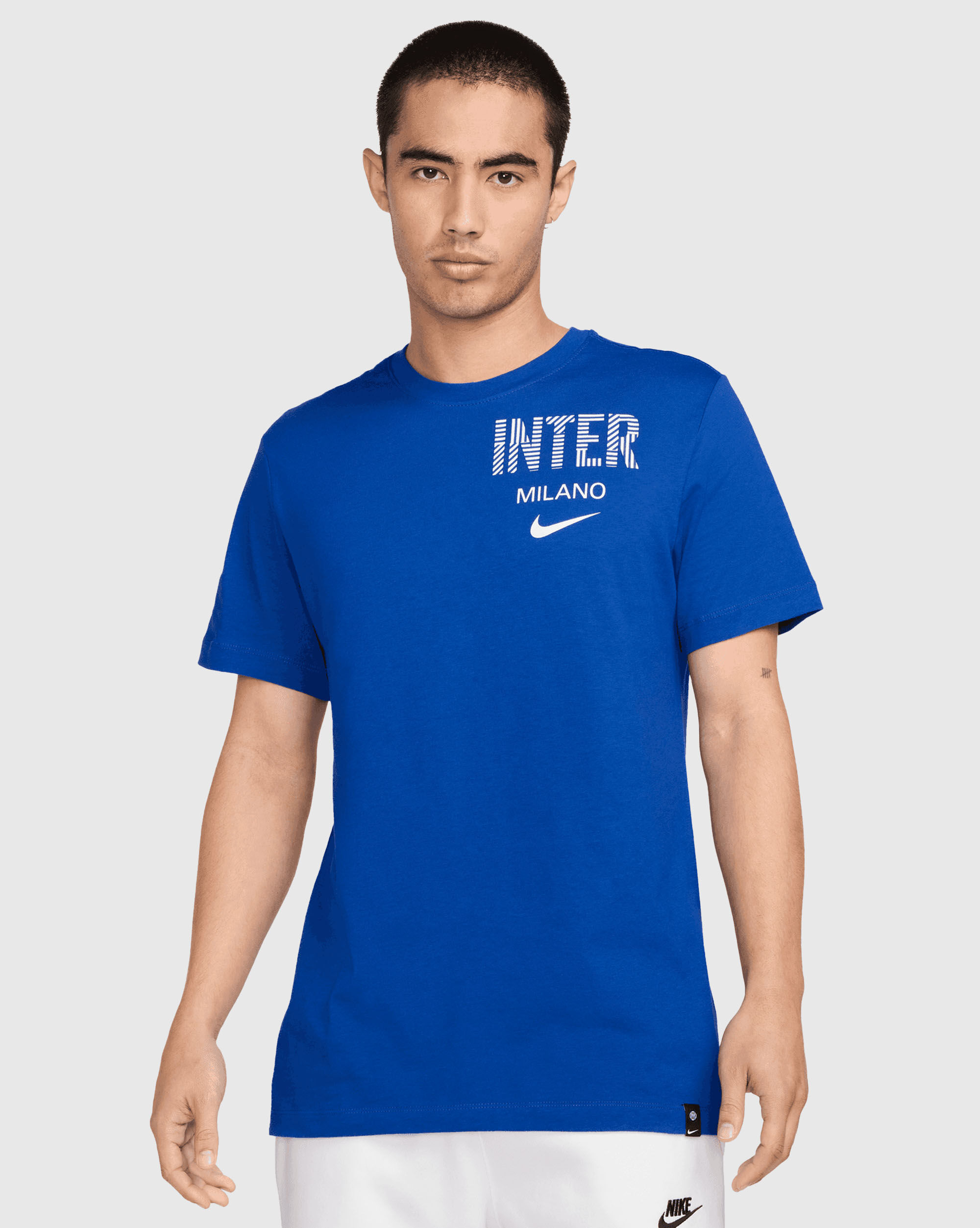 T-Shirt Inter Stacked Blu Uomo